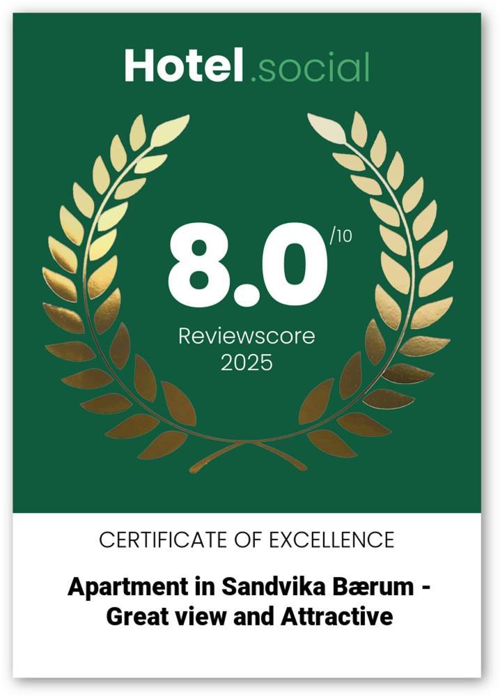 Jeci Apartment Sandvika Baerum - Great View And Attractive Exteriér fotografie